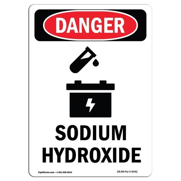 Safety Sign, OSHA Danger, 24